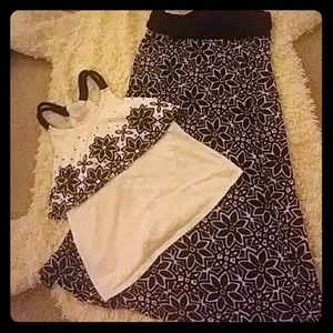 Justice-Skirt and shirt bundle